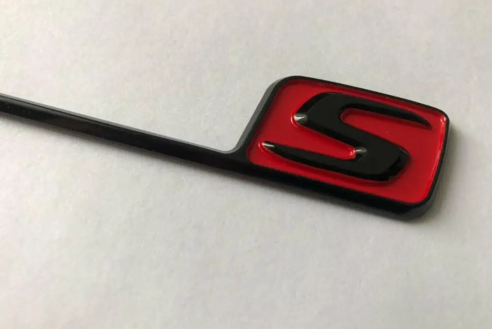Gloss Black Red S Sticker Decal Emblem Badge for A45 CLA45 C43 C63 GLA45 GLC | Автомобили и мотоциклы