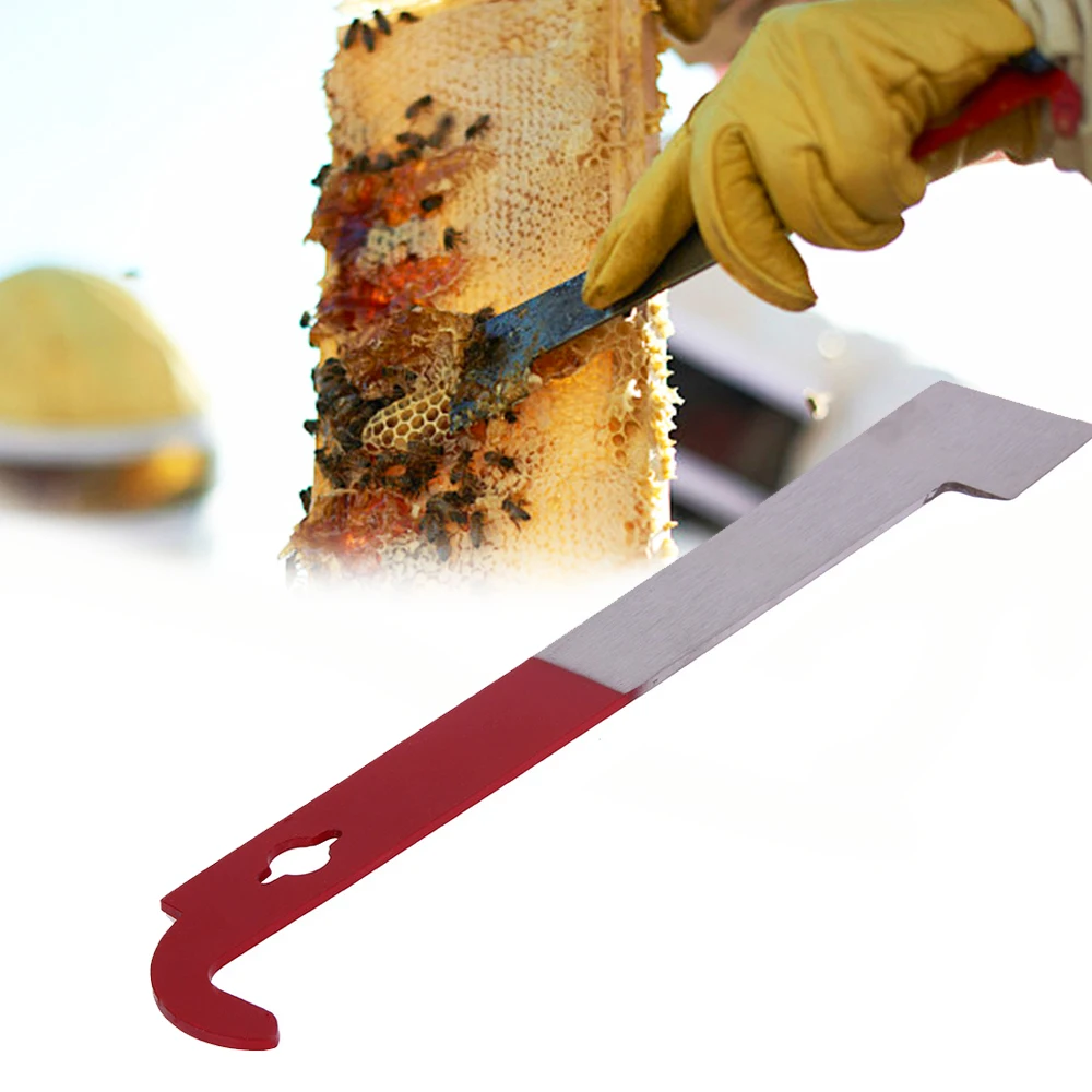 

1Pc Bee Scraper Stainless Steel Take Honey Knife J-type Bee Hive Scraper Multifunctional Apiculture Uncapping Beekeeping Tools