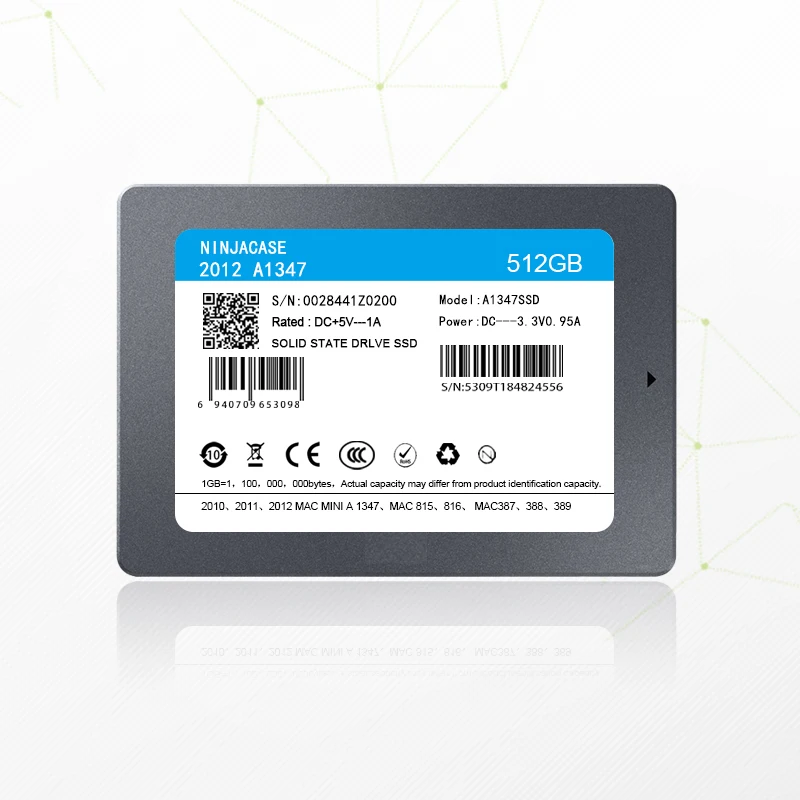 New 1TB 2TB SSD for Mac 2012 Mini A1347 with SSD plus converter plus tool Add a second solid state drive 2010 2011 a1347 ssd