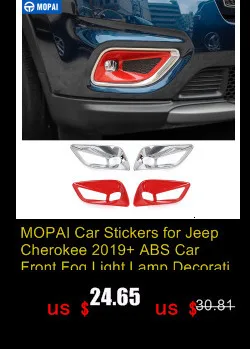 MOPAI Автомобильное зеркало заднего вида для Jeep Cherokee+ Автомобильное зеркало заднего вида, декоративная крышка для Jeep Compass+ аксессуары