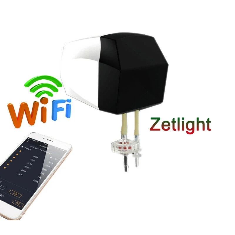 

Дозирующий насос Zetlight с Wi-Fi, программируемый резервуар для морского рифа, для соленой воды, высокоточный Перистальтический