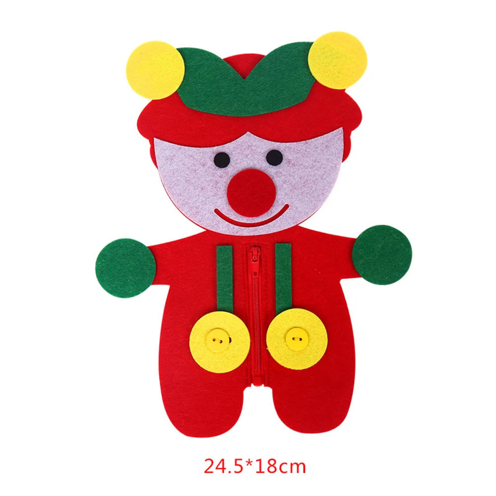 Нетканые кнопки Детские развивающие игрушки на молнии Обучающие для детского