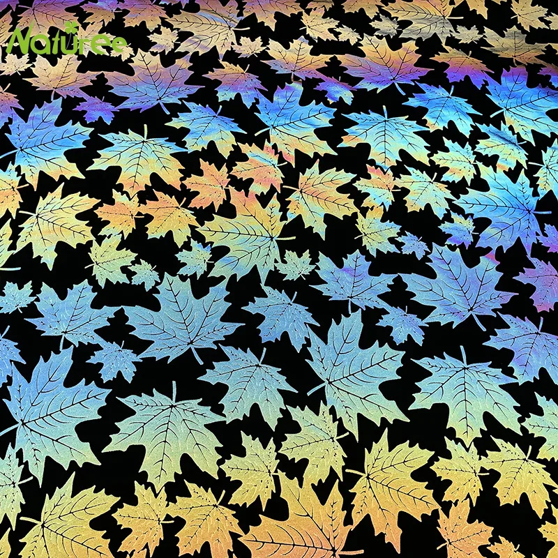 45 см * 150 цветная светоотражающая ткань для печати светящаяся Магическая Кленовая