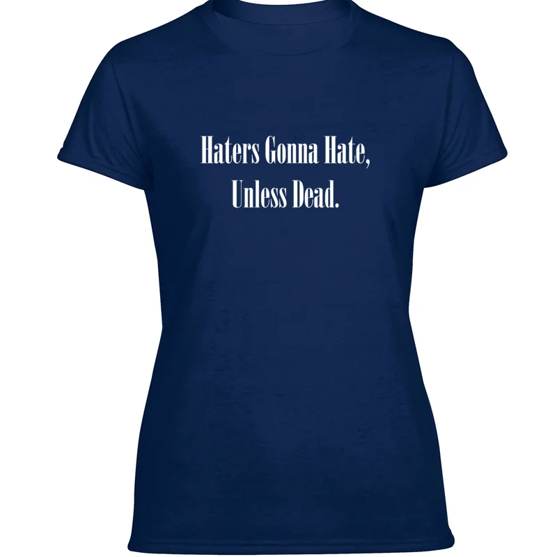 

Fashion Haters Mens T-Shirt Round Collar Tee Shirt For Mens Short-Sleeve Cotton Pop Top Tee