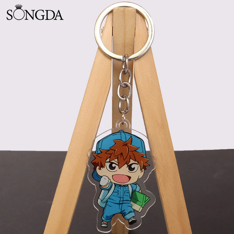 

Anime Cells at Work Acrylic Keychain Double-Sided Key Chain Cartoon Figures Trendy Car Keyring Pendant Jewelry Accessories Gifts