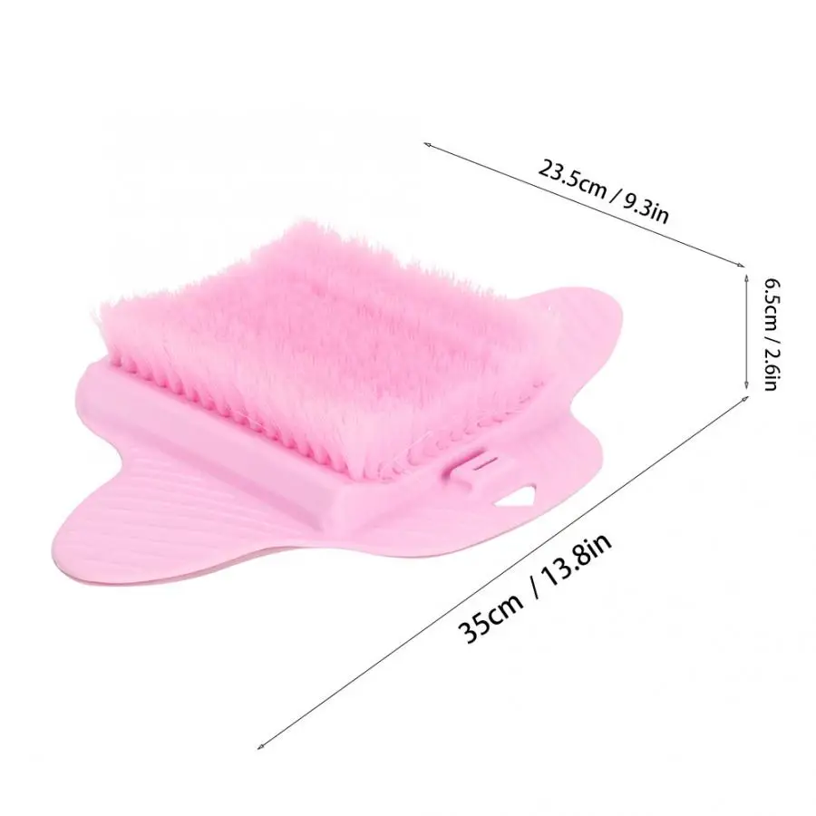 Пластмассовый массажер для ног щетка Ванной Щетка стоп ванны очиститель