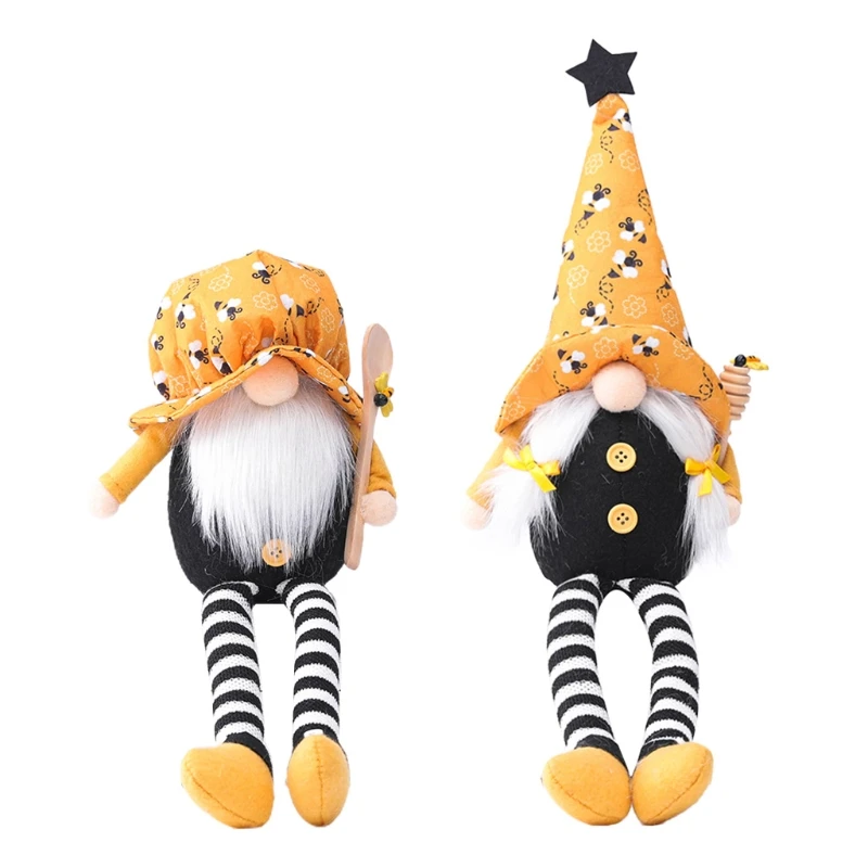 

Easter Bumble Bee Gnome Long Leg Scandinavian Tomte Nisse Dwarf Swedish Figurine