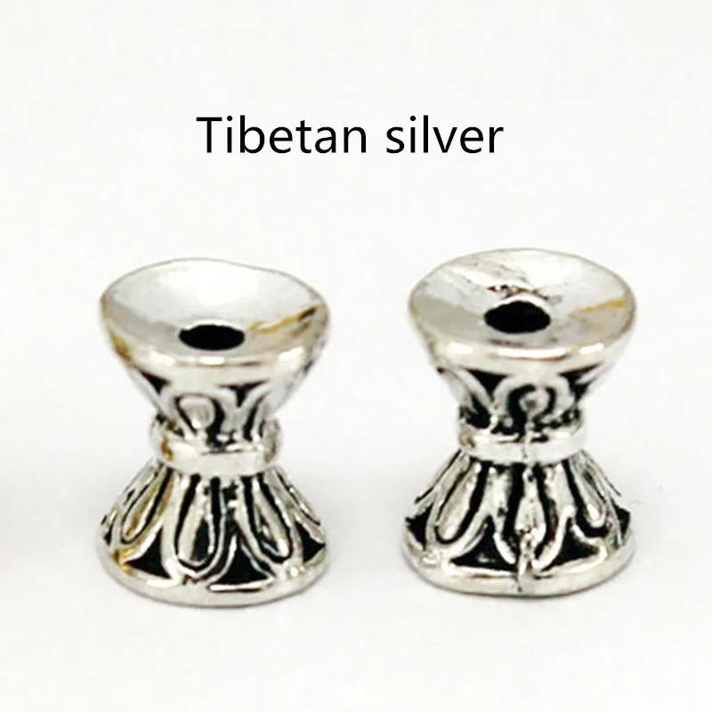 Металлические бусины разделители 20 шт./лот тибетские серебряные винтажные