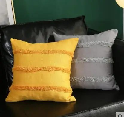 Nordic современный минималист желтый диван-Наволочка на подушку наволочка