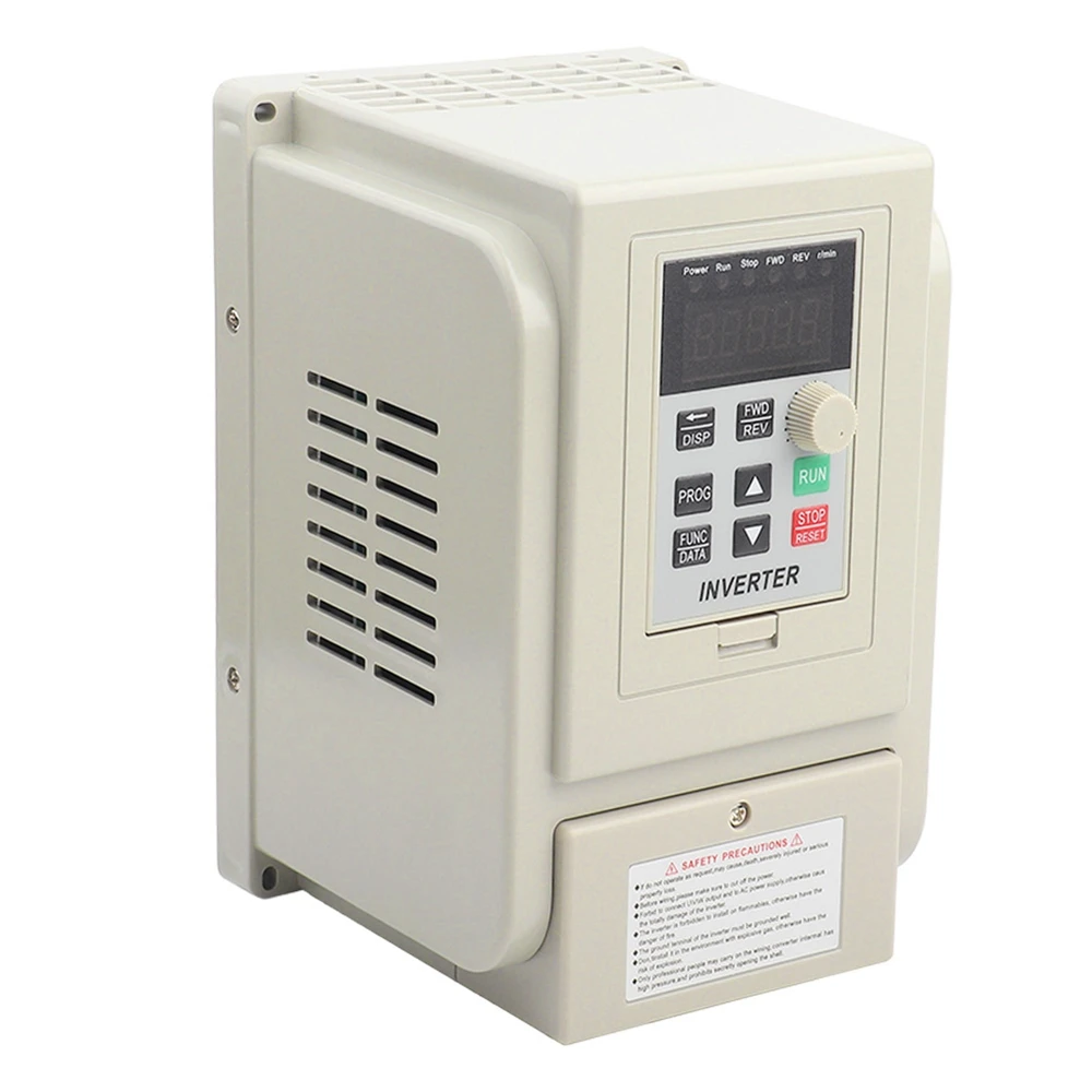 

VFD 2.2KW Inverter AT1-2200X Single-phase/Three-phase AC 220V Variable Frequency Drive Inverter Built-in Filter PWM Control
