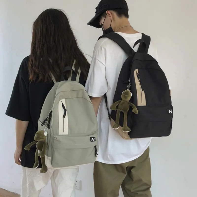 

Женский рюкзак для девочек, школьный рюкзак черного цвета в винтажном стиле для подростков