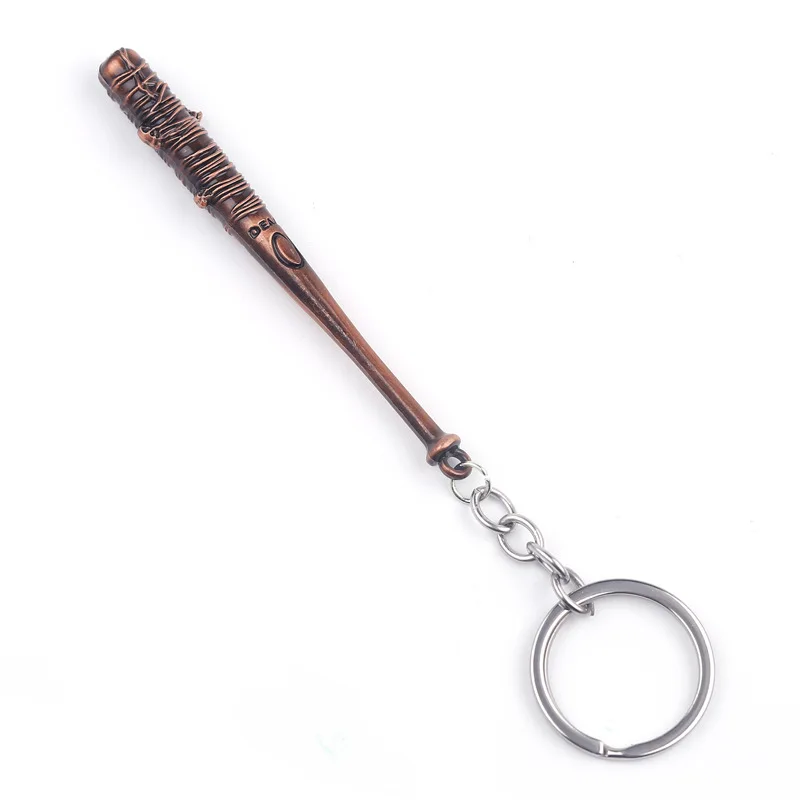 

The Walking Dead Keychain Keyring Sleutelhanger Negan's Bat Stick LUCILLE Brelok Llaveros Keyring Men Car Bag Chaveiro Pendant