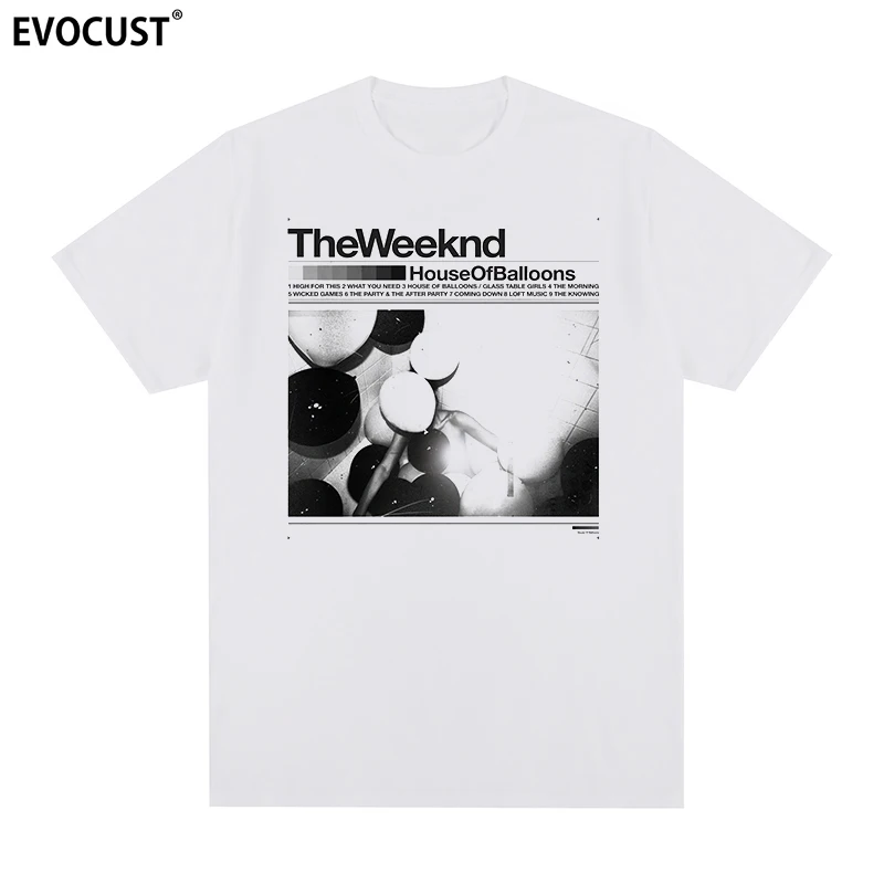 The Weeknd 90s Vintage t-shirt Retro Graphic Cotton Men T shirt New TEE TSHIRT Womens tops