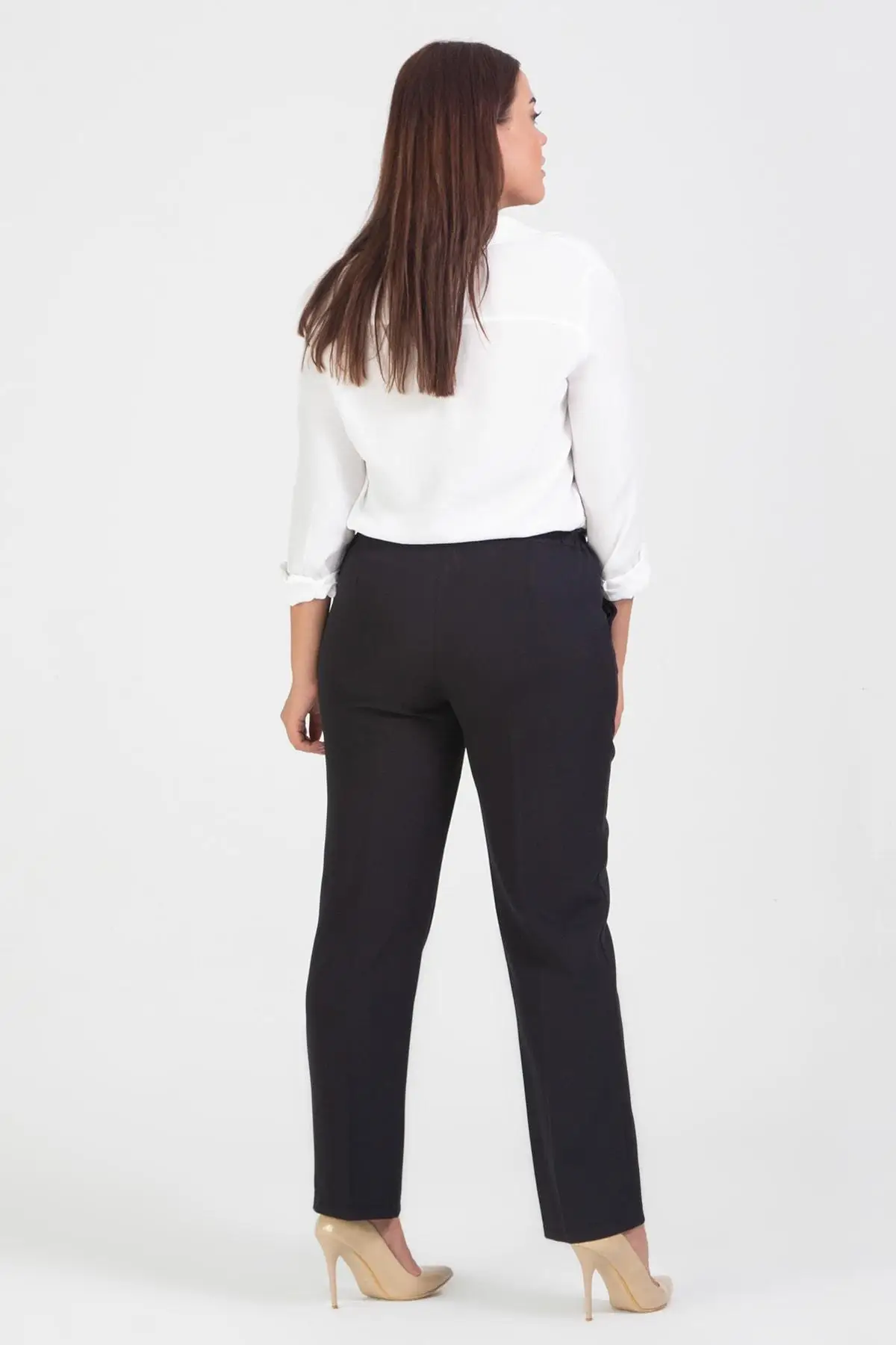 Sans Textile женские черные классические брюки с карманами 65N12024|Брюки| |