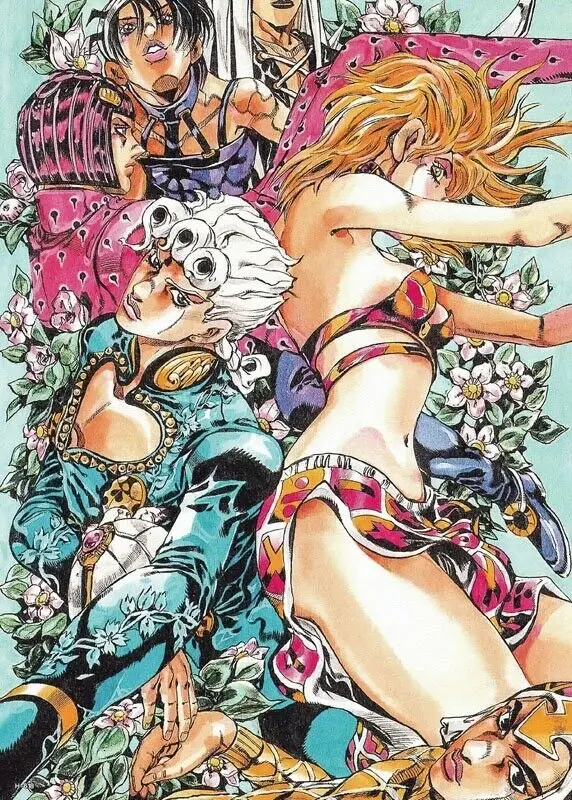 

Лот стиль на выбор аниме JoJos невероятные приключения Stardust Художественная печать Шелковый постер домашний декор стен