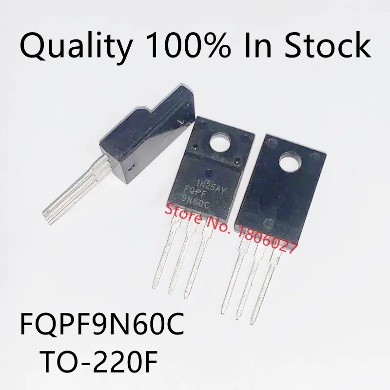 

10 шт./лот FQPF9N60C FQPF9N60 9N60 TO-220F 600V 9A