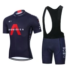 2021 команда INEOS Велоспорт Джерси 20D спортивная одежда велосипедный короткий комплект MTB Ropa Ciclismo мужские велосипедные рубашки с коротким рукавом Майо Одежда