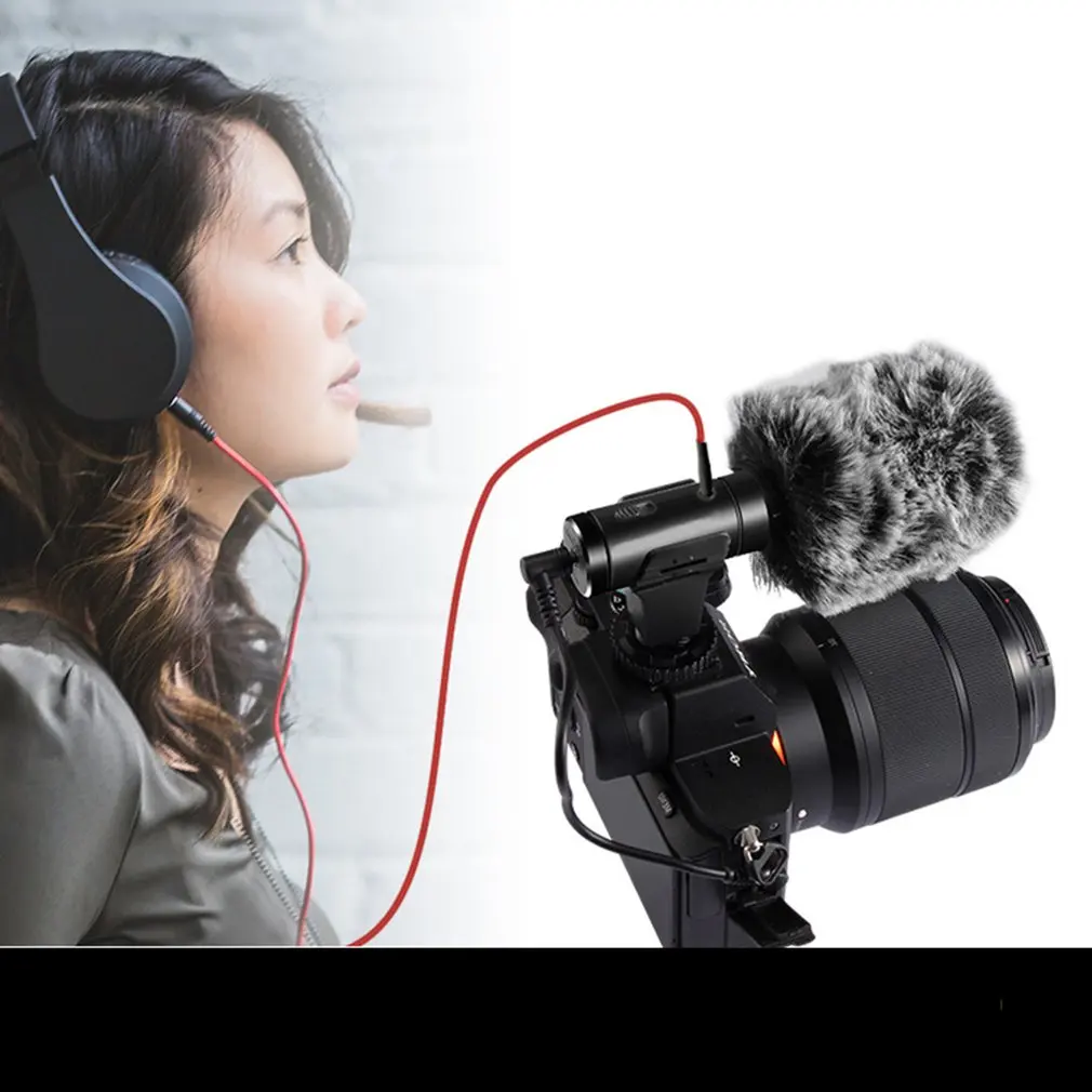 MIC-02/MIC-06/MIC-07/MIC-07 Pro 3.5mm Mobile Phone/Camera Microphone Video Recording Super-cardioid Pointing Stereo Mic 2019 |