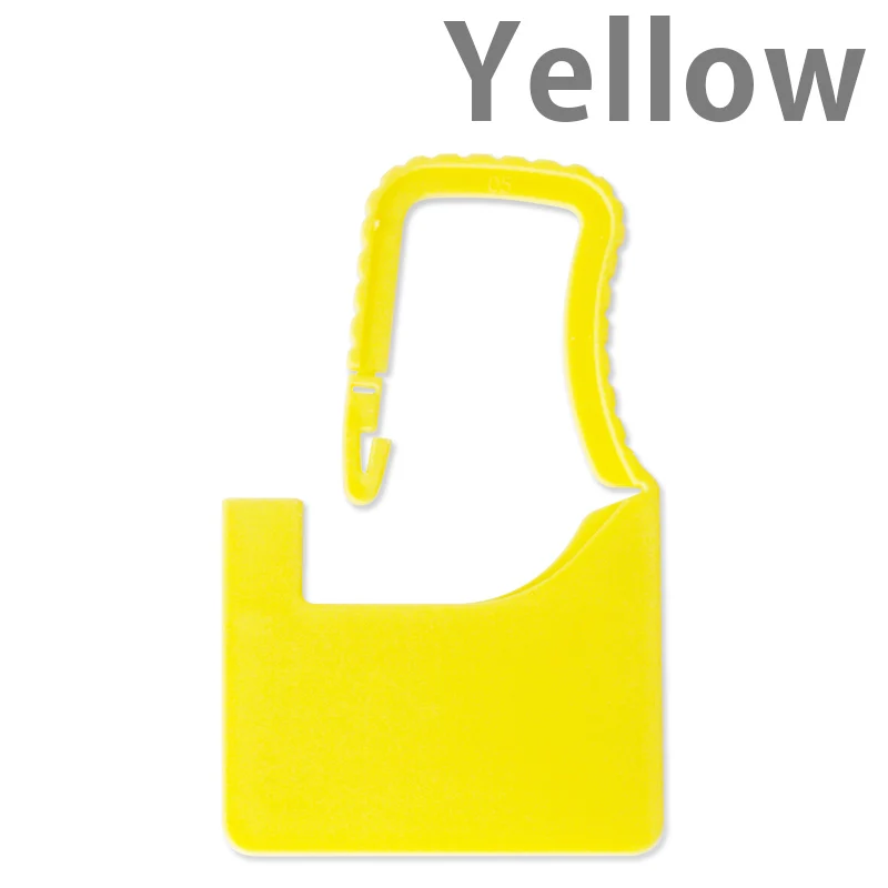 WONXEATH 100 шт. Пользовательский логотип бирка одноразовая белая Желтая пластиковая