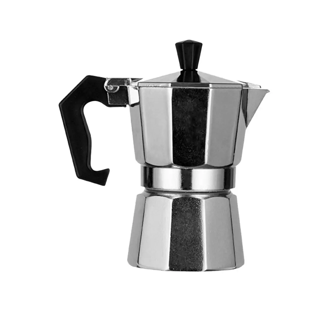 

150ml Manual Aluminum Coffee Pot Container Storage Pot Handheld Coffee Kettle for Home Cafe Espresso Mocha coffee maker