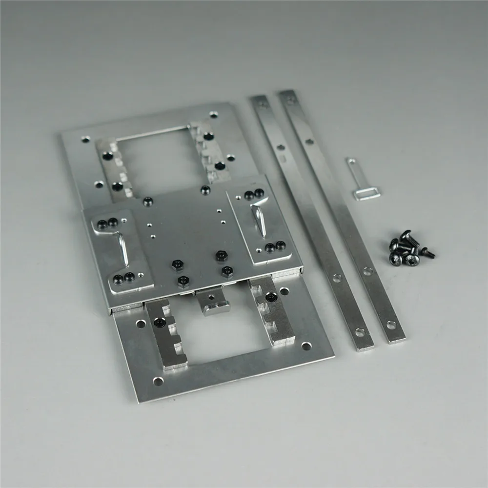 

For 1:14 Tamiya Trucks Metal Saddle Plate Model Grinding Base DIY Car Modeling Accessories