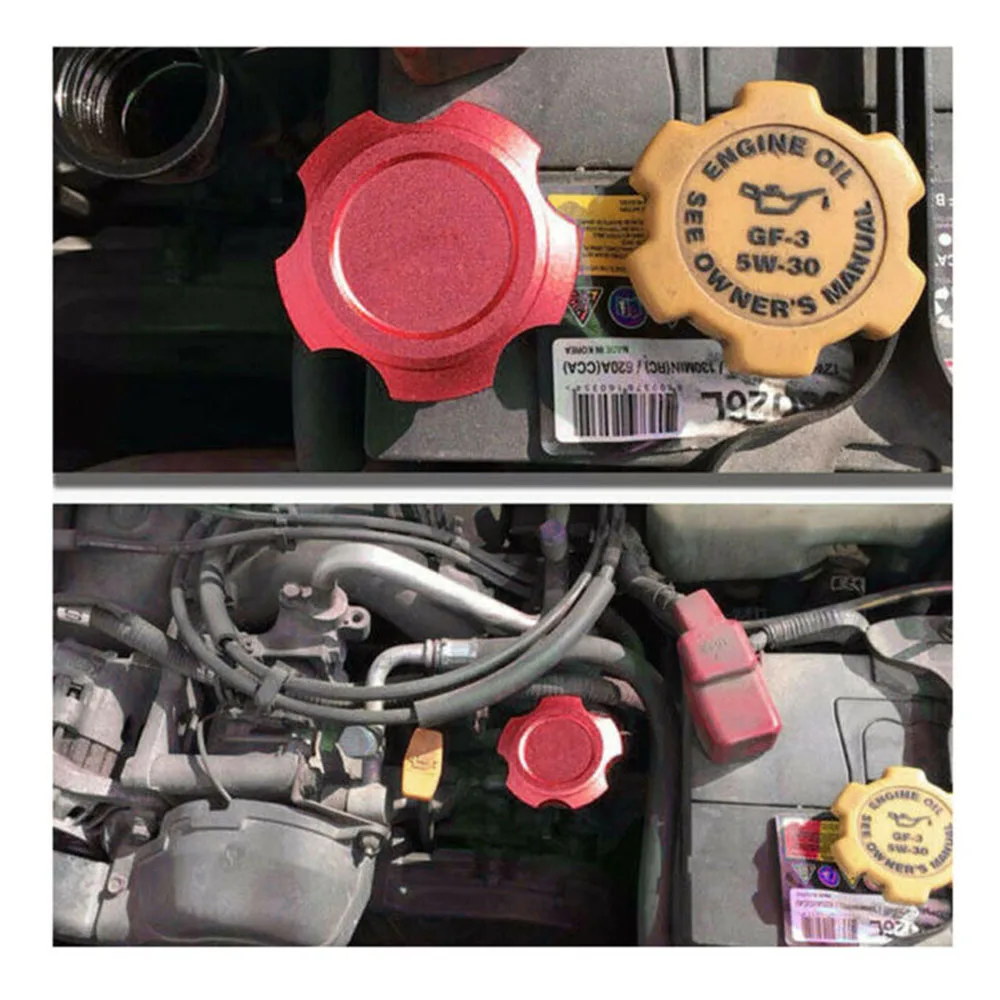 1 шт. красная алюминиевая заготовка крышка топливного бака для двигателя 67*41*32 мм