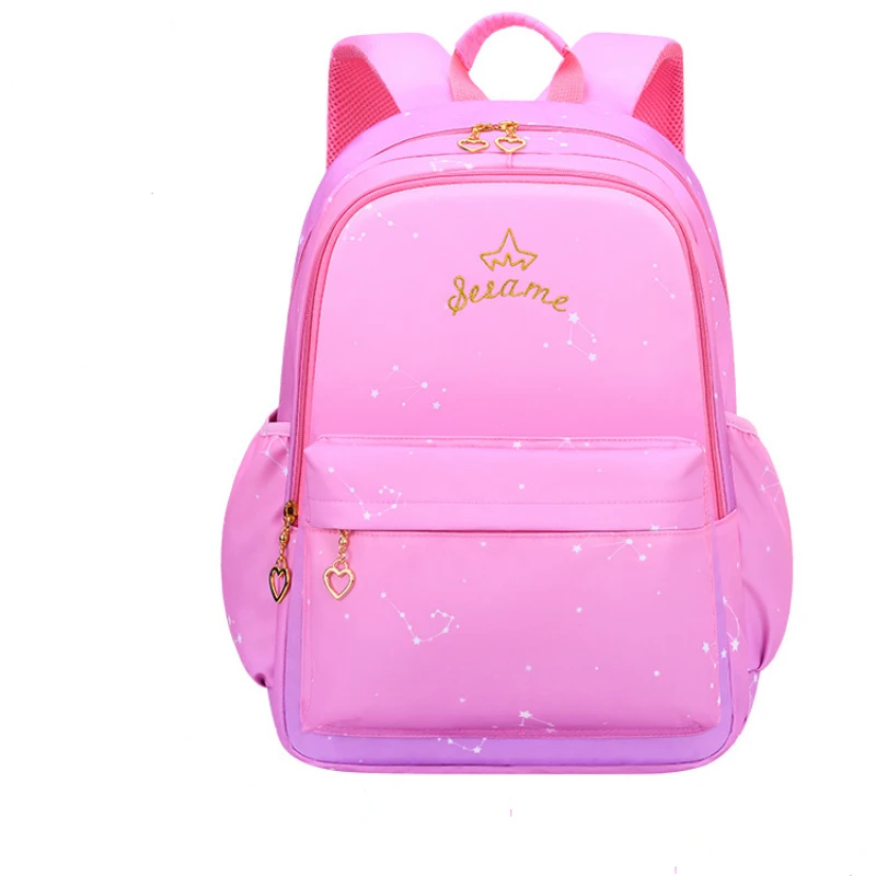 Детские школьные ранцы для девочек, ортопедический водонепроницаемый рюкзак для начальной школы, детские портфели