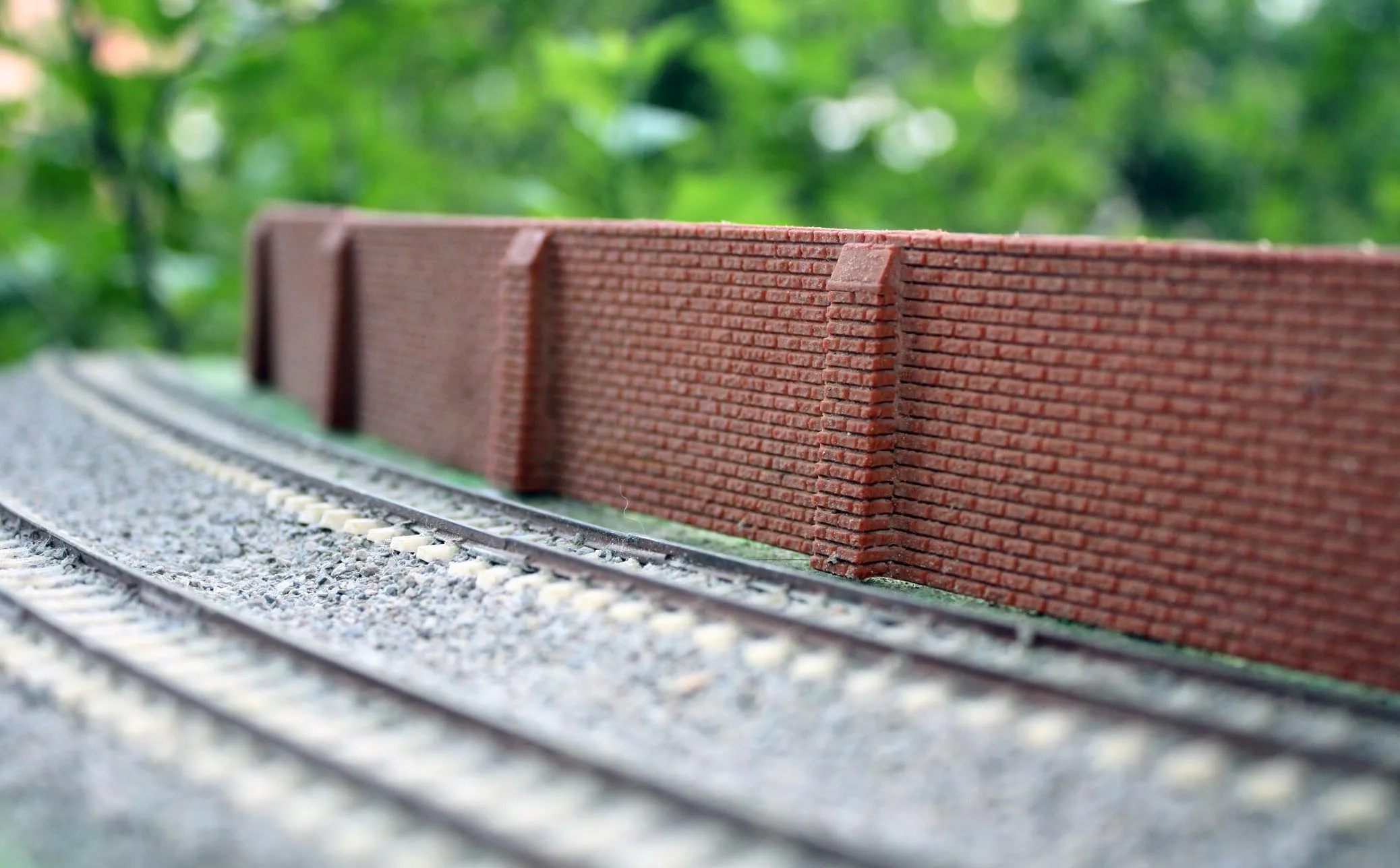

1:87HO Lengthened Flexible Masonry Slope Protection Model Train Railway Small Sand Table Train Simulation Accessories Toy Scene