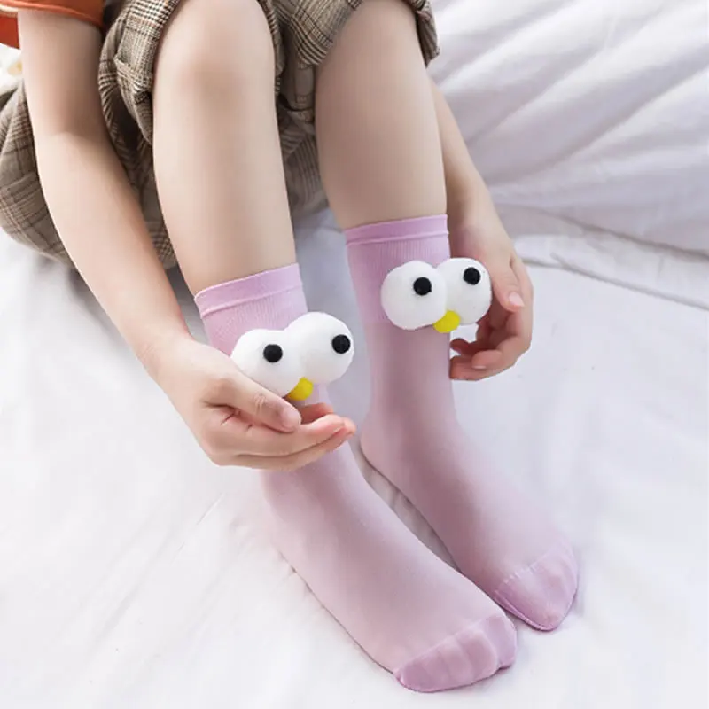 Носки из стальной проволоки как по колено или короткие носки Мультяшные прямые