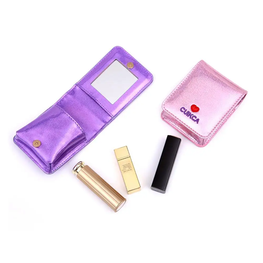 Новинка 2020 косметичка инновационная портативная ПУ в форме сердца вышитая мини