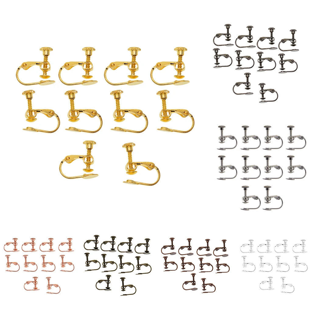 

Зажим для серег, латунный, 10 шт.