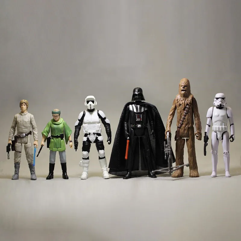 

Star Wars Action Figure Darth Vader Imperial Stormtrooper Anakin Skywalker Luke Skywalker Joints Movable 3.75-inches Model Toys