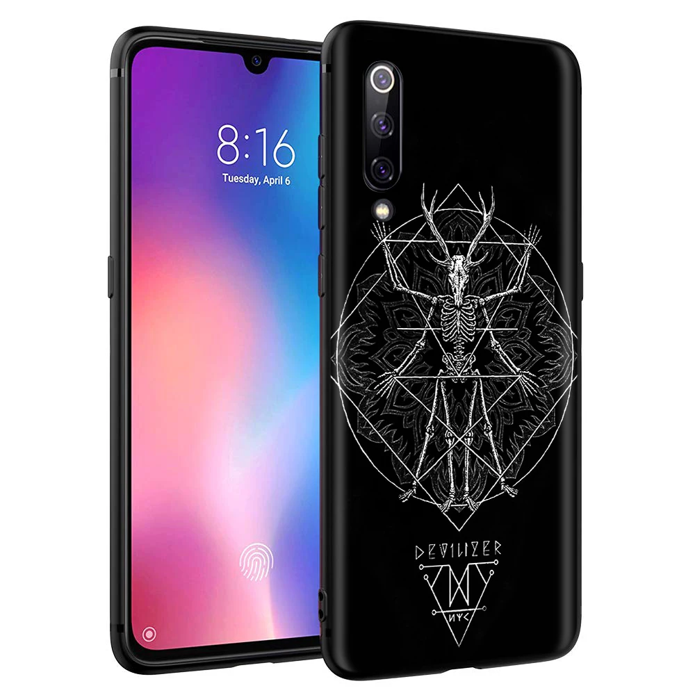 Мягкий ТПУ чехол YIMAOC с козьей головой сатаны для Xiaomi Redmi mi Note MAX 3 6 6A 7 mi6 mi8 9 se a1 a2 Pro