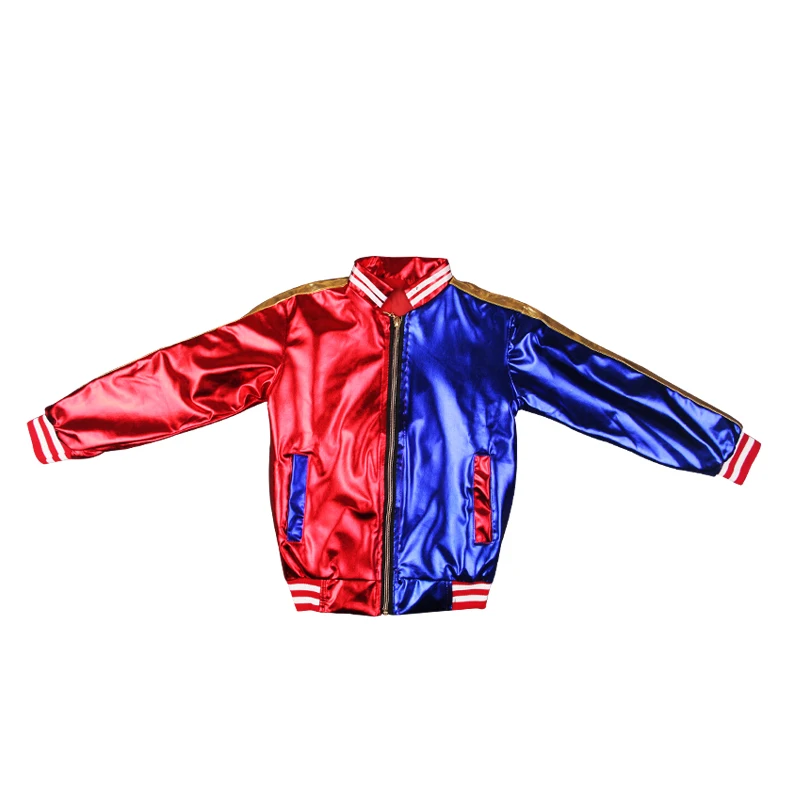 Coat Костюмы с футболкой на Хеллоуин, отряд самоубийц, Харли Квинн, Coar, костюмы для костюмированной вечеринки для детей, праздничные карнавальные вечерние костюмы для девочек - Цвет: Coat