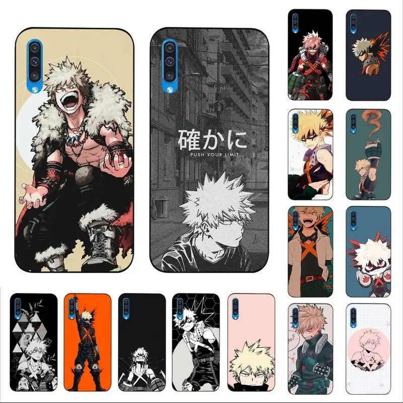 

YNDFCNB Anime Katsuki Bakugou Phone Case for Samsung A30s 51 5 71 70 40 10 20 s 31 A7 A8 2018