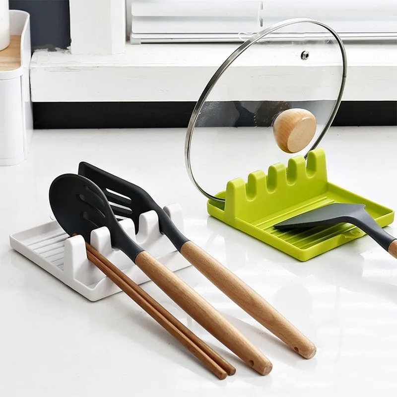 

Kitchen Accessories Spoon Rest Fork Shelf Spoon Holder Kitchen Storage Organizer Utensil Rest for Convenience Cooking Tool