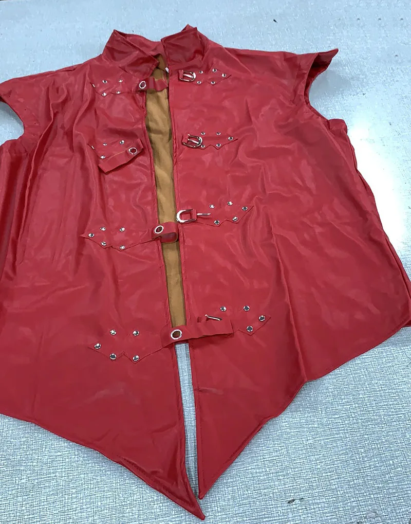 Средневековый Охотник Робин воин Костюм викинга кожаная броня мужской жилет в