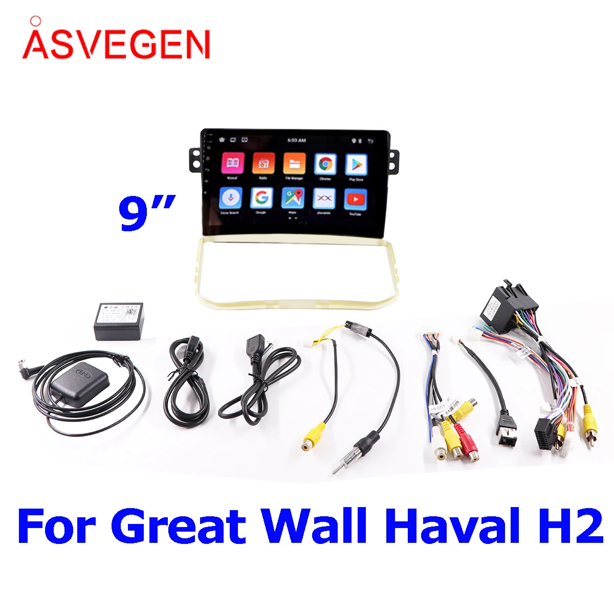 

9" Android 10.0 For Great Wall Haval H2 With Rom 16G Car Multimedia Navigation Audio Radio HeadUnit Stereo Player