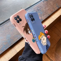 for realme 8 4g 8 5g 8 pro casing with cartoon cartoon pattern back cover anti falling shockproof silica gel case