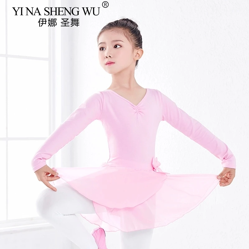 Летнее платье для девочек балетные гимнастические леотарды выступлений