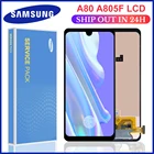 100% протестированный SUPER AMOLED A80 ЖК-дисплей для Samsung Galaxy A80 LCD A805 SM-A805F сенсорный экран дигитайзер в сборе Замена