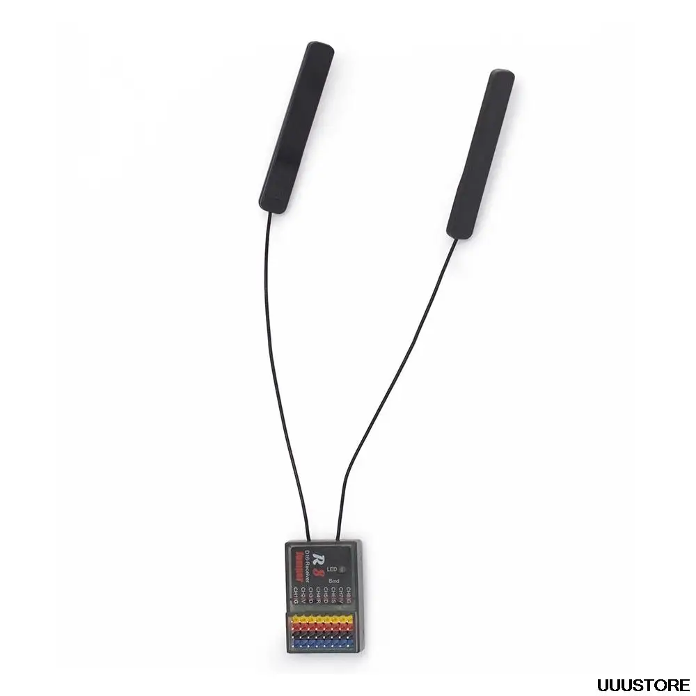 

Jumper R8 16CH Sbus Receiver Compatible Frsky D16 D8 Mode Radio Remote Controller Plastic Special for PIX PX4 Flight Control