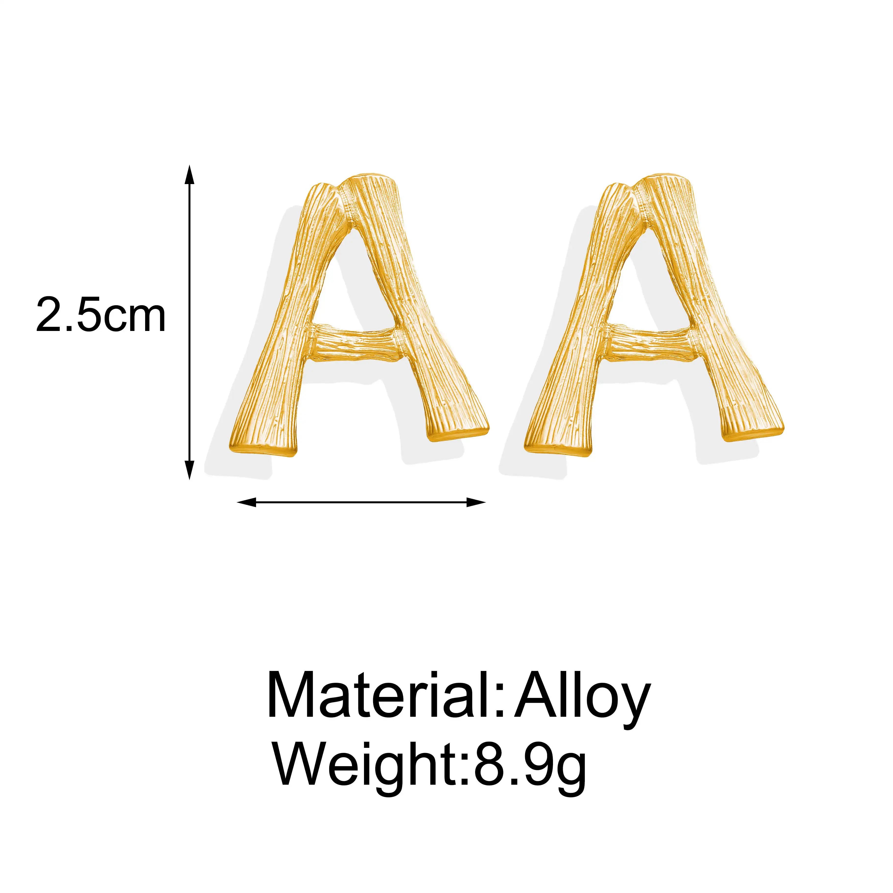 

MS MEOW Initial Letter Earrings For Women Girls 2020 Name Earrings Word Earrings Stud Earrings Who sale Volume Fashion Jewelry