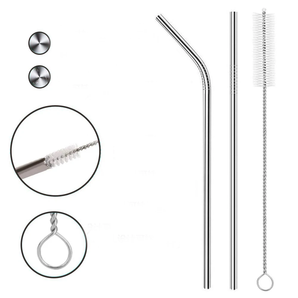 Многоразовые соломинки для напитков кухонные принадлежности гаджет из