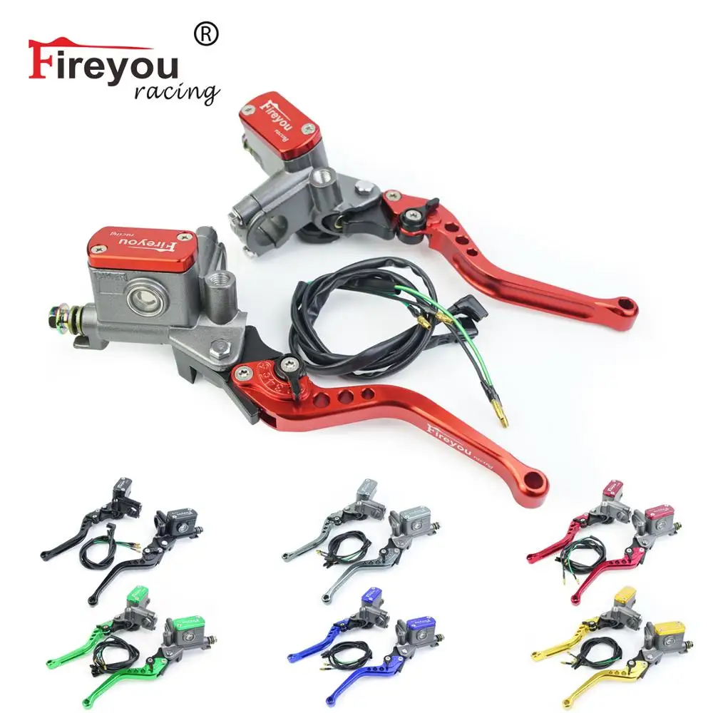 

Brake Pump Master Cylinder Motorcycle lever Handlebar Hydraulic clutch Racing motorbike 22mm For Honda Yamaha Kawasaki Suzuki
