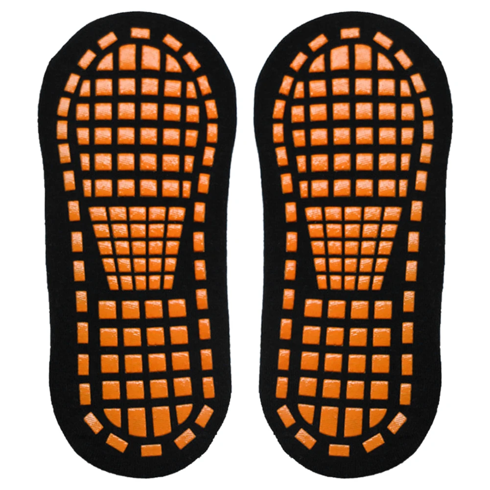 

1Pair Anti-skid Socks Floor Socks Trampoline Socks Indoor Activities Socks Cotton Socks for Adult Men Women Short Socks