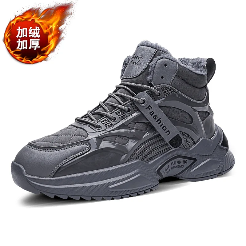 

Men High Quality Leather Boots Male Spring Casual Motorcycle Ankle Botas Hombre Men Lace-Up Basic Boots Man Fashion Men Boots