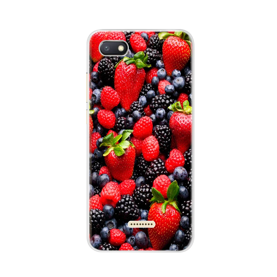 Модный дизайнерский чехол для Xiaomi redmi 6A, силиконовый 3D прозрачный чехол из мягкого ТПУ с рисунком, задняя крышка для Xiaomi redmi 6A A6, глобальная версия - Цвет: Чёрный матовый