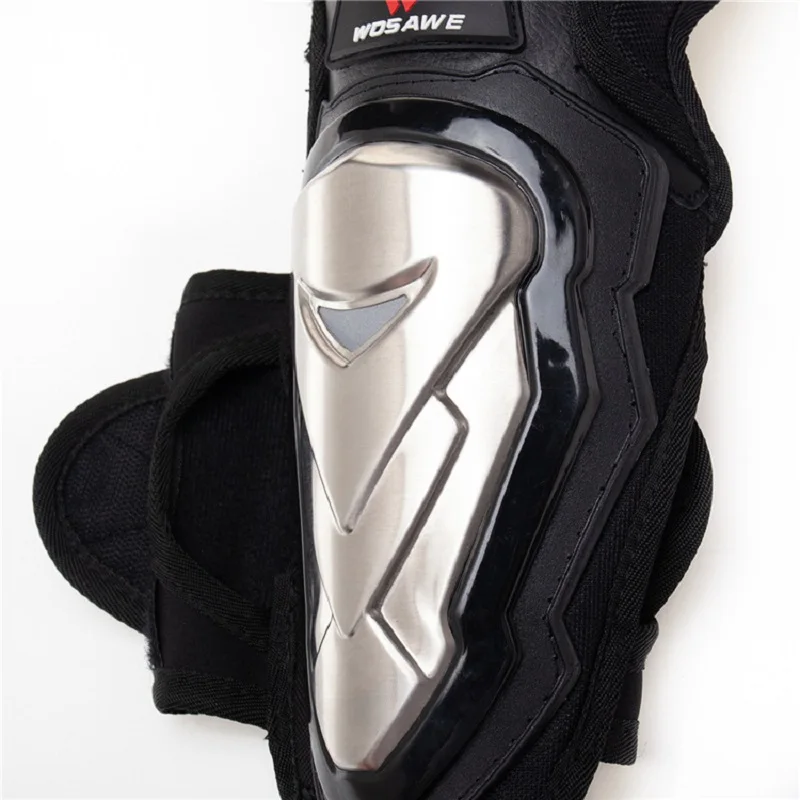 

WOSAWE Reflective Sign Motorcycle Knee Pad Men Racing Protective Gear Leg Gurad Biker Elbow Protector Motocross Joelheira Moto