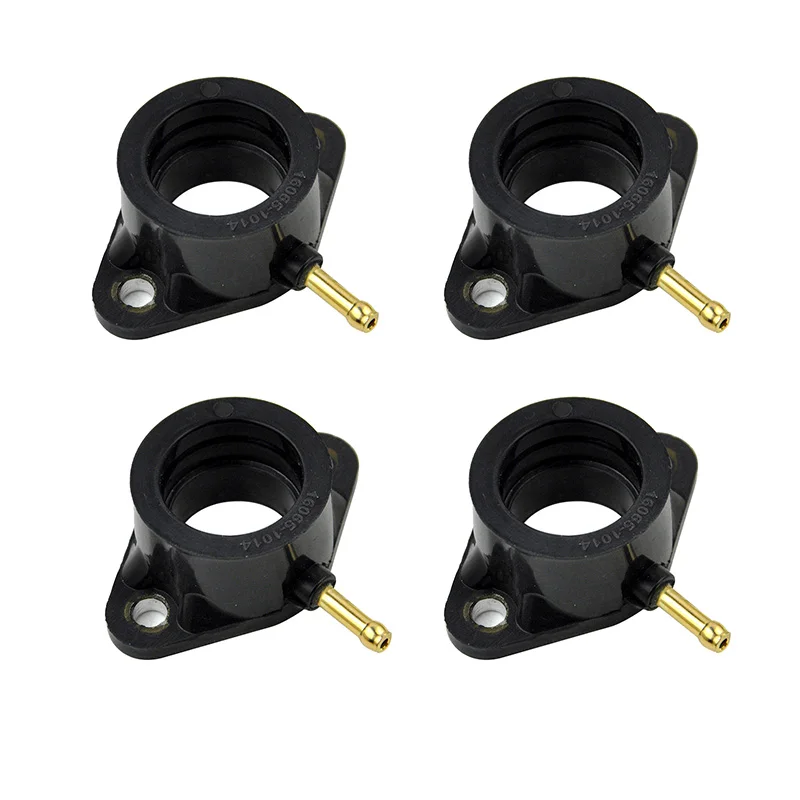 

4PC Motorcycle Carburetor Carb Intake Manifold Joint Boot for Kawasaki Z400 Z500 Z550 KZ400 KZ500 KZ550 80-83 GPZ550 16065-1014